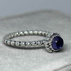Pandora February Amethyst Purple Birthstone Ring S925 February Birthday Gift-7.5